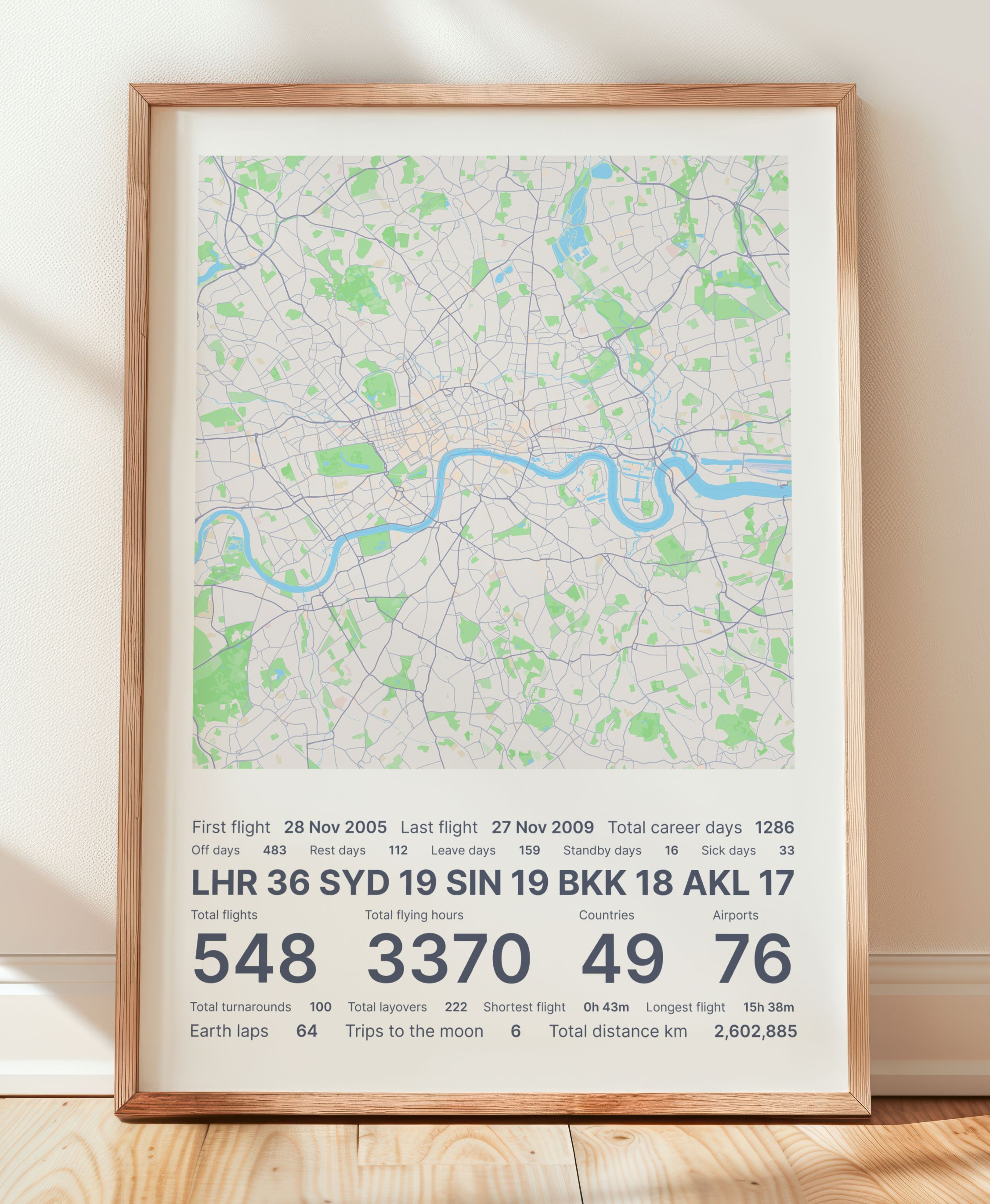 London Map poster preview